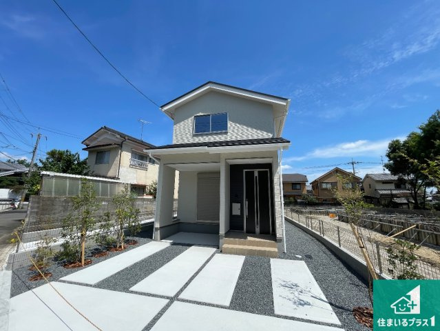 京都市西京区嵐山茶尻町　第2期　新築一戸建ての外観|お客様に長く安心して住んでいだだける事にこだわった家づくり！住んでからのアフターサービスにもしっかりと取り組んでいます！