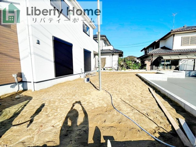 水戸市堀町25-P1　新築戸建の庭