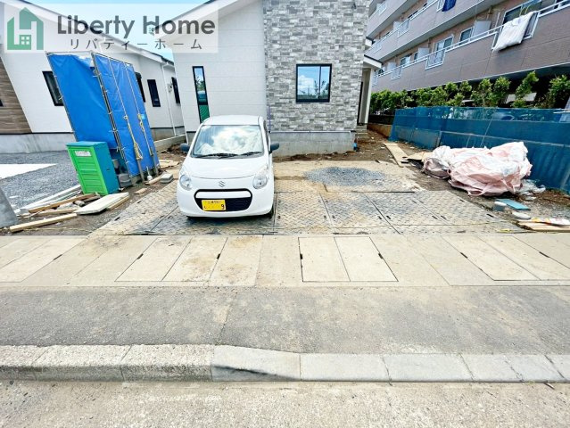 水戸市浜田1期　新築戸建　1号棟の駐車場
