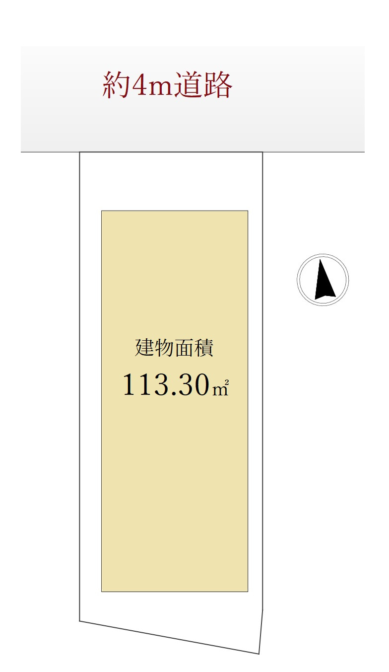 豊島区上池袋1丁目の区画図|土地面積68.64㎡
大型ターミナル「池袋」駅徒歩10分の利便性の高い立地です