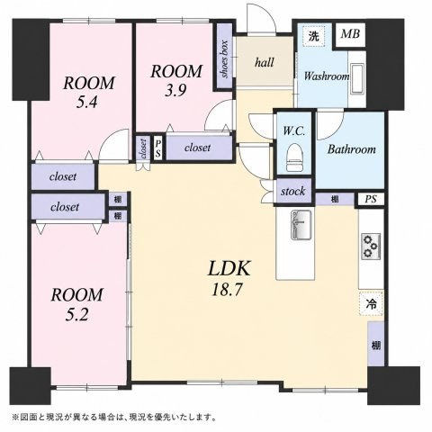 【間取り】 | 朝日白金台マンション