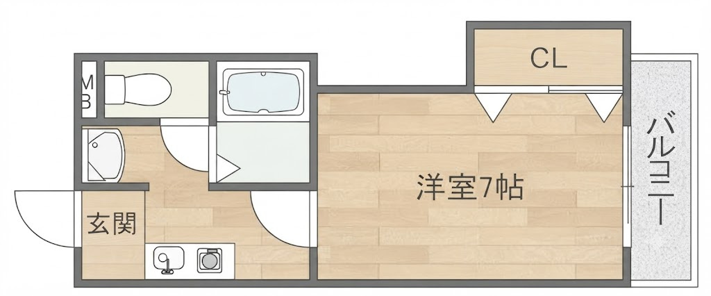 Ｎ　ｃｏｕｒｔ　東粉浜の間取り