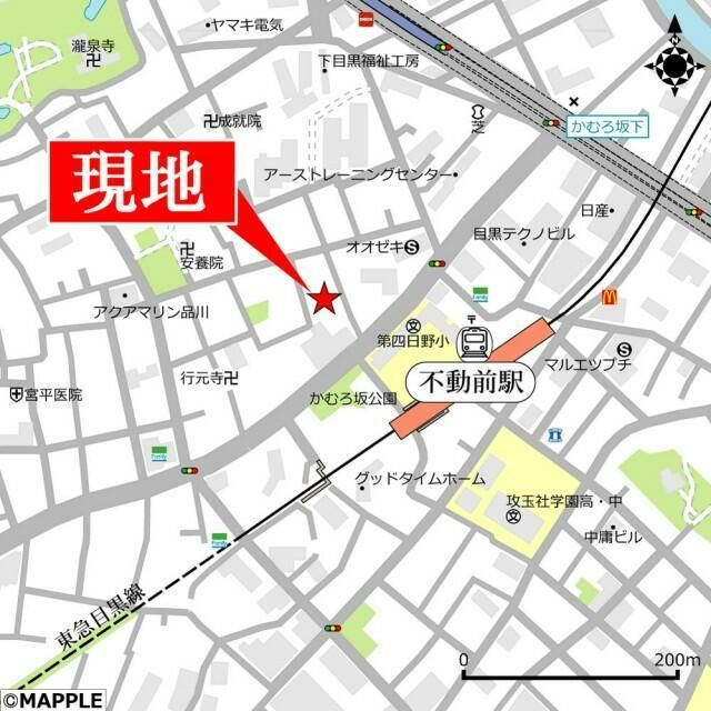 メゾン　クレストの地図