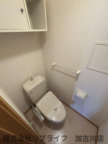 グラツィアC棟のトイレ|同物件別号室参照