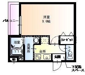 フジパレス西住之江Ⅴ番館の間取り