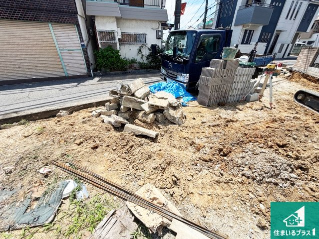堺市中区深井中町　第6期　新築一戸建ての外観|周辺は落ち着いた街並みの住宅地！子育てがしやすい住環境です！まだ未完成ですが、現地でしかわからない事もございます。是非一度ご覧ください。