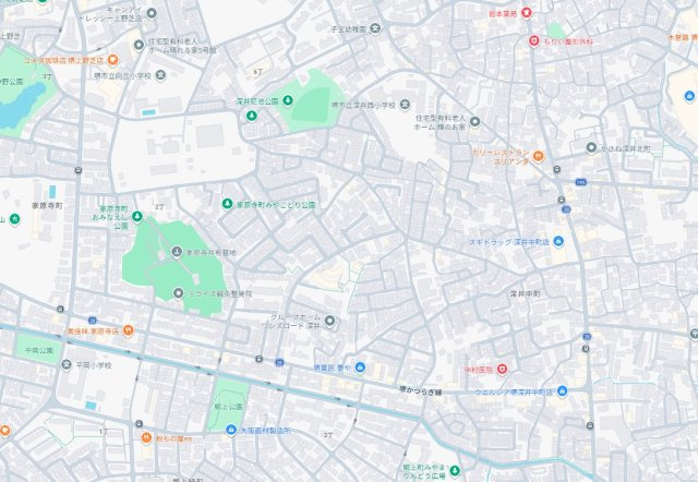 堺市中区深井中町　第6期　新築一戸建ての地図