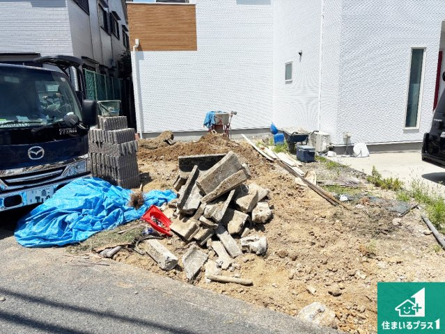 堺市中区深井中町　第6期　新築一戸建ての外観|周辺は落ち着いた街並みの住宅地！子育てがしやすい住環境です！まだ未完成ですが、現地でしかわからない事もございます。是非一度ご覧ください。
