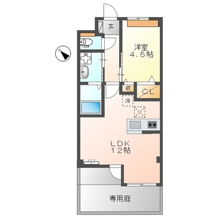 フェリーチェの間取り|間取図