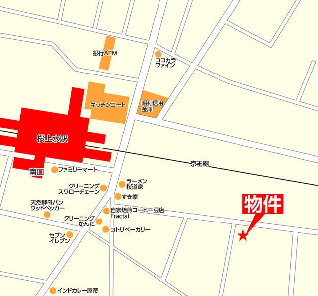 ｗｄｓビルの地図|「桜上水」駅から徒歩２分 