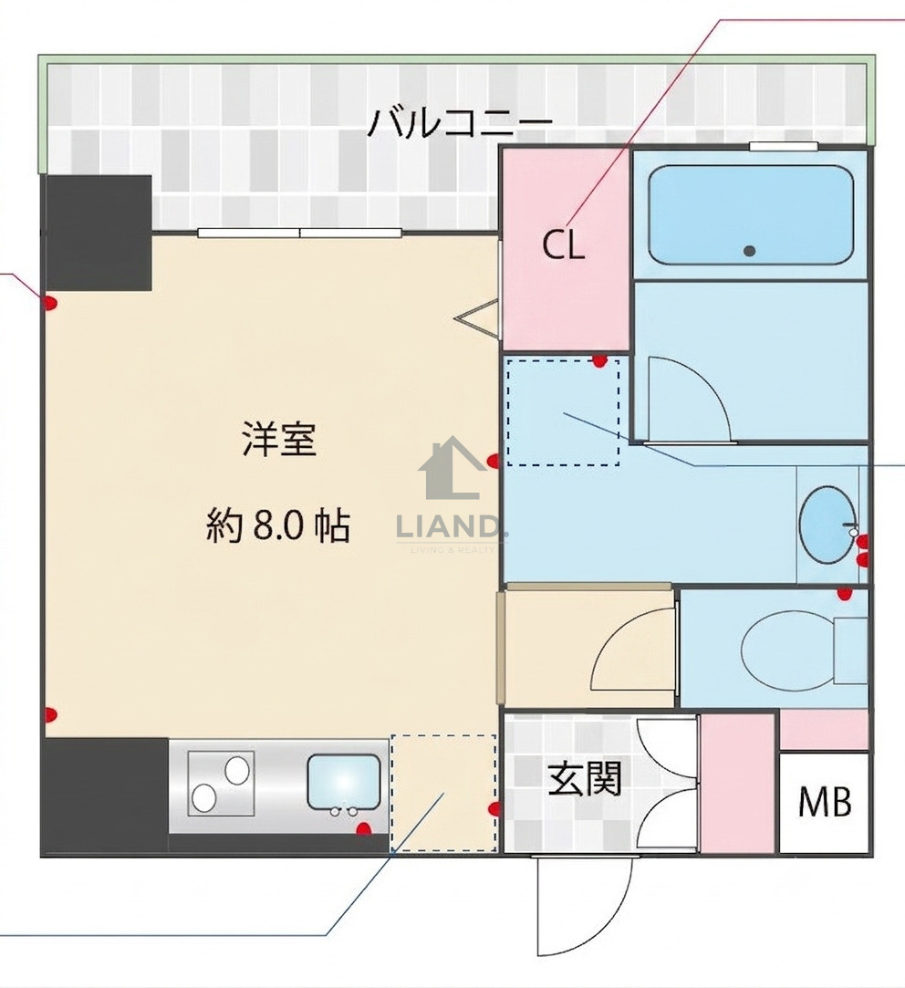 ヴィラージュ大手門　舞鶴小学校区の間取り|ヴィラージュ大手門