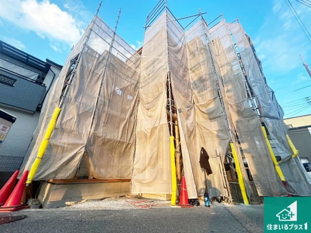 堺市中区深井中町　第6期　新築一戸建ての外観|周辺は落ち着いた街並みの住宅地！子育てがしやすい住環境です！まだ未完成ですが、現地でしかわからない事もございます。是非一度ご覧ください。