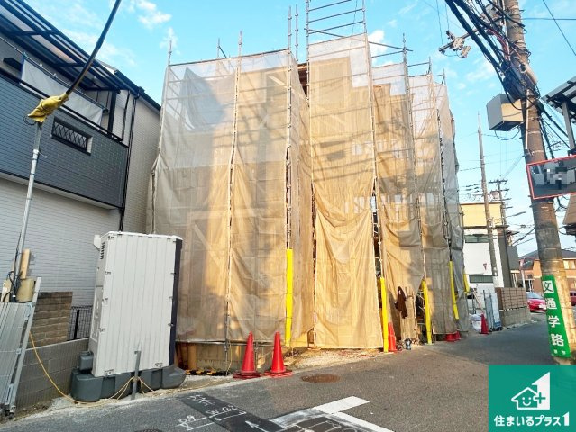 堺市中区深井中町　第6期　新築一戸建ての外観|周辺は落ち着いた街並みの住宅地！子育てがしやすい住環境です！まだ未完成ですが、現地でしかわからない事もございます。是非一度ご覧ください。