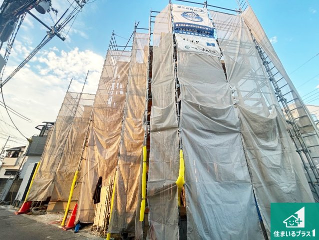 堺市中区深井中町　第6期　新築一戸建ての外観|周辺は落ち着いた街並みの住宅地！子育てがしやすい住環境です！まだ未完成ですが、現地でしかわからない事もございます。是非一度ご覧ください。
