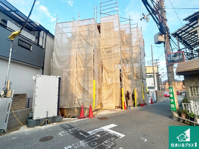 堺市中区深井中町　第6期　新築一戸建ての外観|周辺は落ち着いた街並みの住宅地！子育てがしやすい住環境です！まだ未完成ですが、現地でしかわからない事もございます。是非一度ご覧ください。