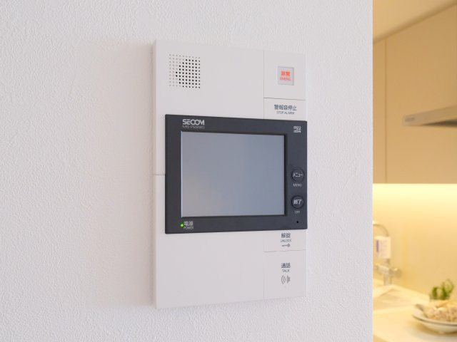 碑文谷ヒルズサレジオ通りのセキュリティ|碑文谷ヒルズサレジオ通り：ＴＶモニター付きインターホン画像です！