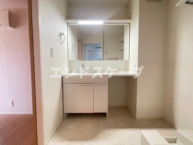 グレイスベル　Ⅱの洗面所|高崎、前橋、伊勢崎エリアのお部屋探しはエンドスケープまで！お客様の理想お聞かせ下さい♪