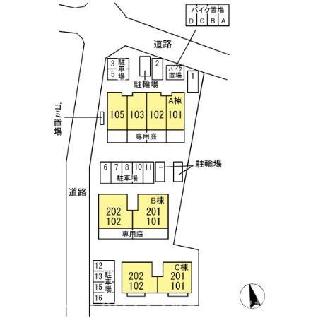 クロノス　Bの区画図