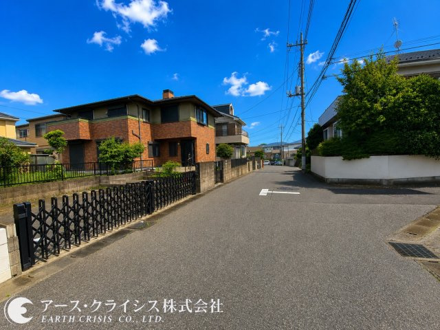 【前面道路含む現地写真】 | 柏市逆井藤ノ台1期　全2区画 | のんびりした毎日を送りたい方にもおすすめ♪好きなスタイルで自由のに建築できるのも嬉しいポイント！