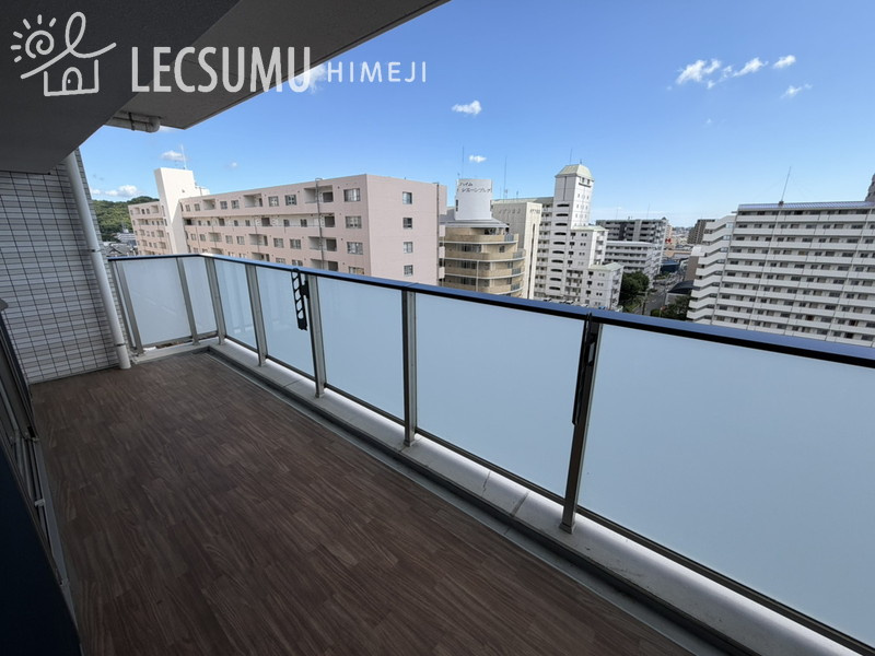 ミラキタシティ姫路のバルコニー