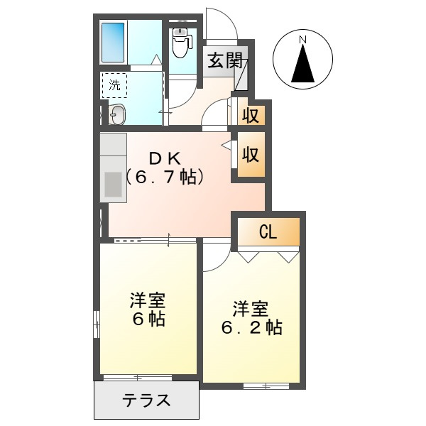 ダイヤモンドシャインの間取り