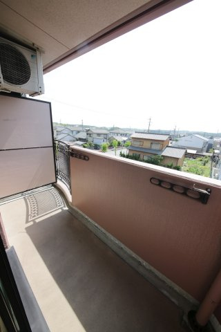 オーク富久のバルコニー