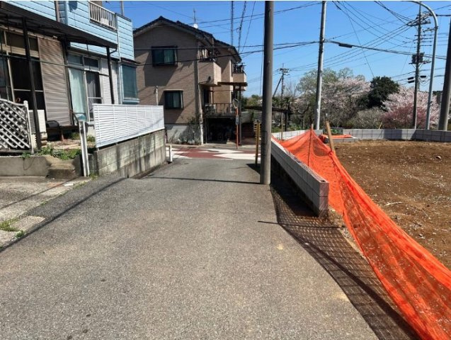 【前面道路含む現地写真】 | 花見川区横戸町　売地 | 前面道路写真