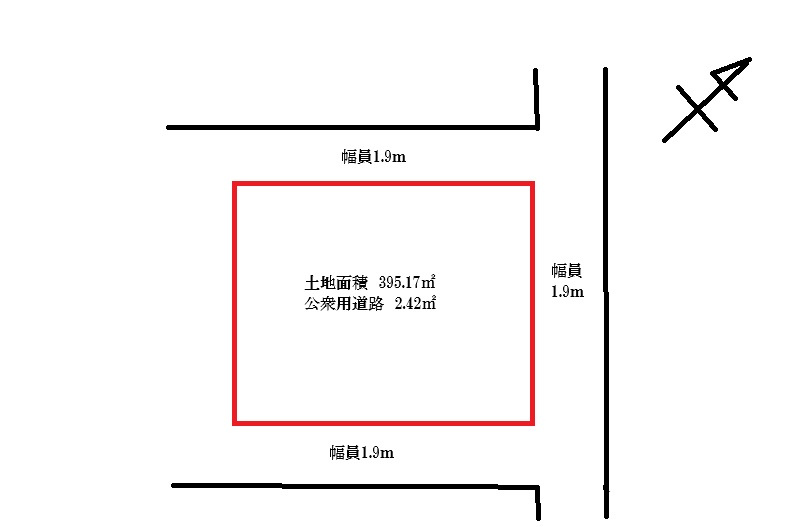 ■□米子市淀江町西原中古戸建□■の区画図
