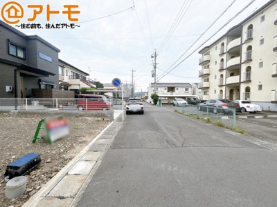【前面道路含む現地写真】 | 駿河区高松2丁目　新築戸建　全1棟