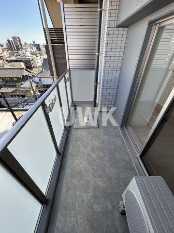 名古屋市中区新栄２丁目の賃貸マンションのバルコニー