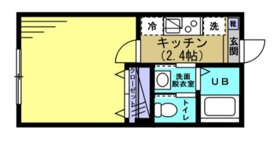 八千代市大和田新田のアパートの間取り