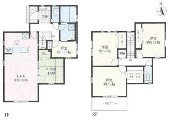 【間取り】 | 平塚市小鍋島　全６棟　新築住宅