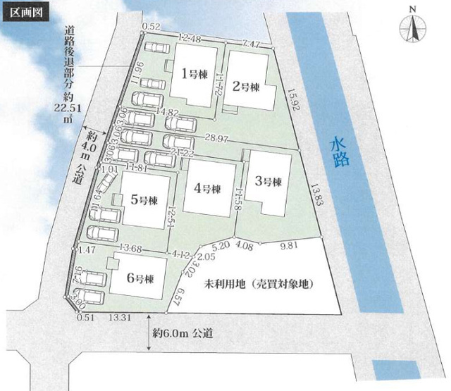 【区画図】 | 平塚市小鍋島　全６棟　新築住宅