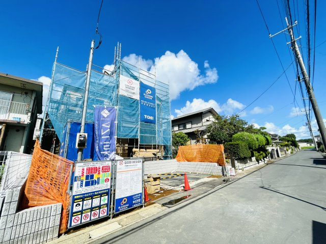 四街道市旭ケ丘2丁目4期【現地販売会】の前面道路含む現地写真|8月6日撮影