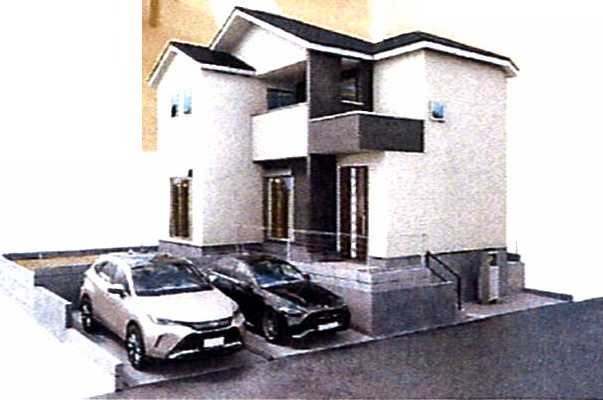 緑区原宿南第1期　新築戸建全7棟　5号棟の外観パース