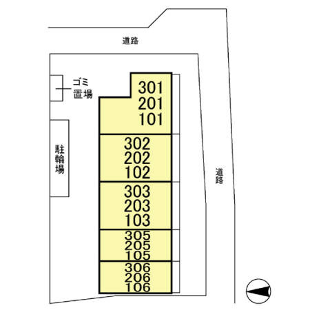 カレント上板橋の区画図