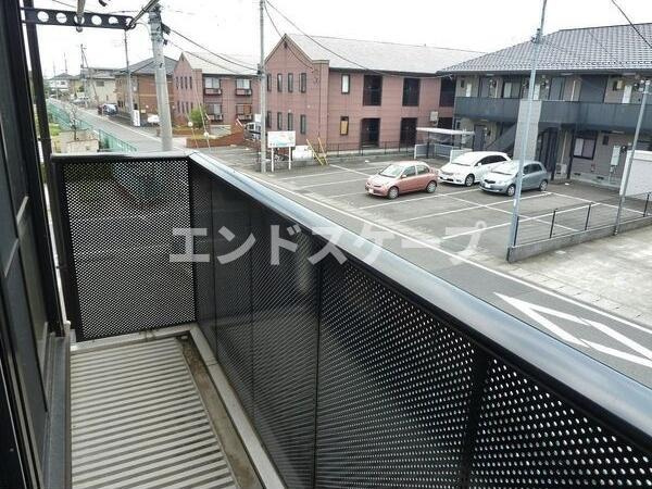 グランシャリオBのバルコニー|高崎、前橋のお部屋探しはエンドスケープまで！お客様の理想お聞かせ下さい♪
