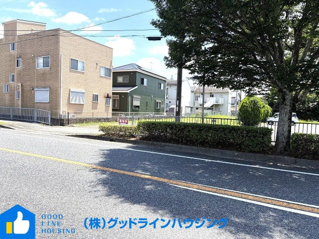梶原土地の前面道路含む現地写真