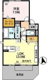 リビングタウン下奈良　Bの間取り
