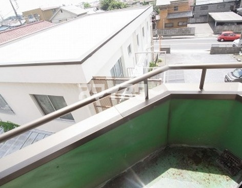 我孫子市寿２丁目の賃貸マンションのバルコニー