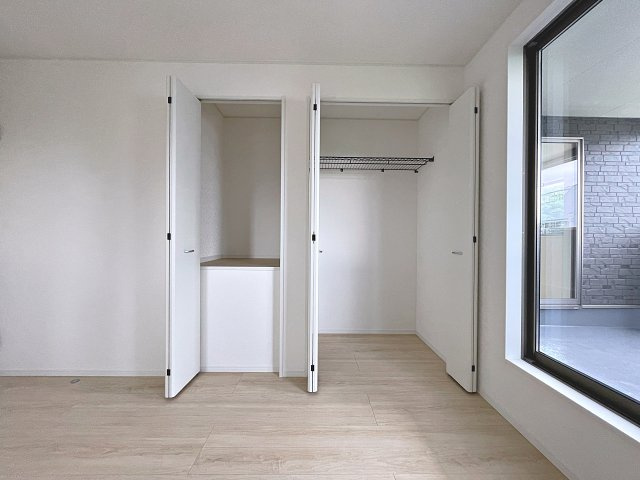 新築戸建・新築建売　矢吹町中町第2　矢吹小・矢吹中の収納|収納が2か所ございますのでお荷物が増えても安心です！