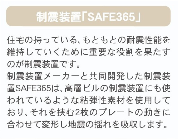 新築戸建・新築建売　矢吹町中町第2　矢吹小・矢吹中のその他|制震装置「SAFE365」