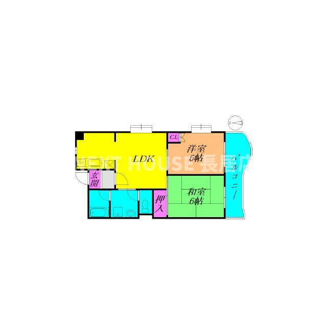 エスポワール住之江公園の間取り
