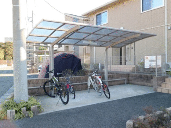 クロノスＢのその他共用部分|駐輪場です
