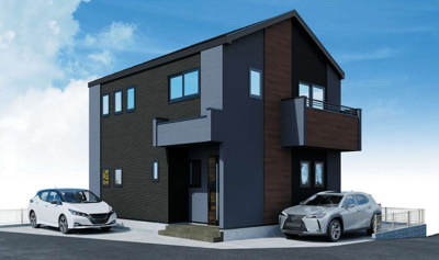 【外観パース】 | 海老名市国分北7期 新築戸建 全1棟