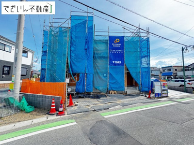 【外観】 | blooming garden本庄市中央2丁目　新築住宅 | 現地(2026年8月撮影)