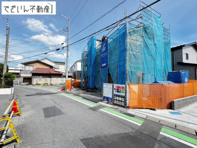 【前面道路含む現地写真】 | blooming garden本庄市中央2丁目　新築住宅 | 現地(2026年8月撮影)