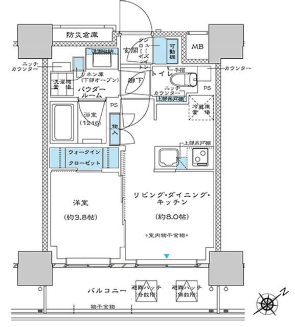ウィルテラス板橋の間取り