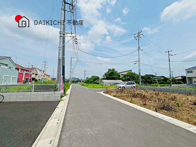 【前面道路含む現地写真】 | 宮代町百間第8 Ⅰ期　新築戸建　全10棟　9号棟