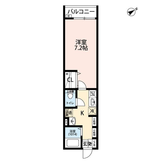 エクセラン馬橋westの間取り